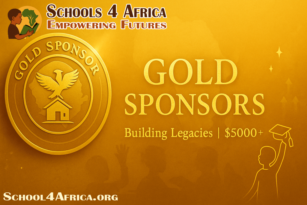 Schools For Africa Gold Sponsor - Empowering Futures, Providing Hope to African Children