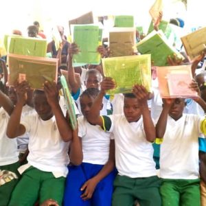 These are various locations and times when we delivered school supplies 13